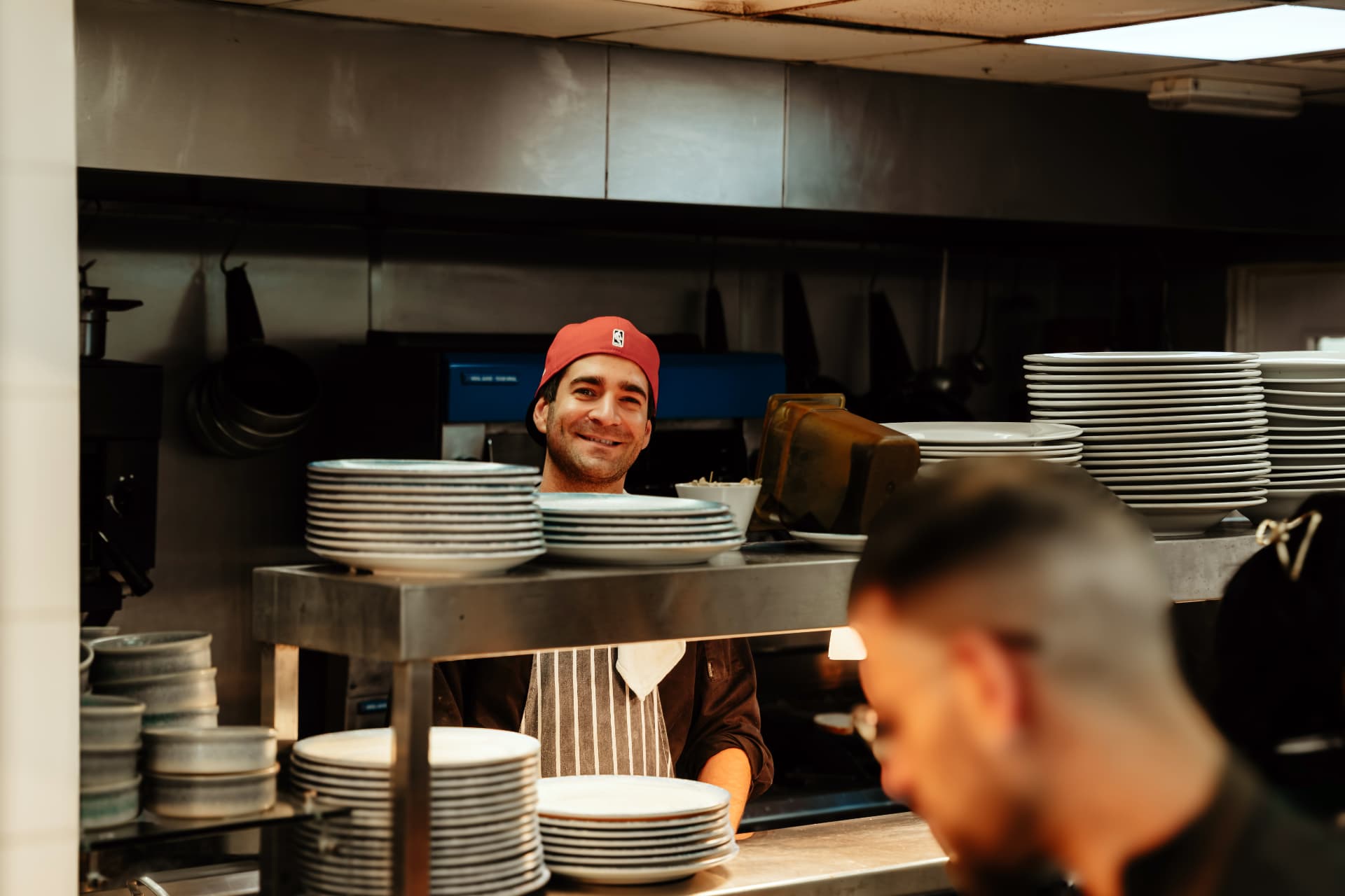 Chef at work in the kitchen